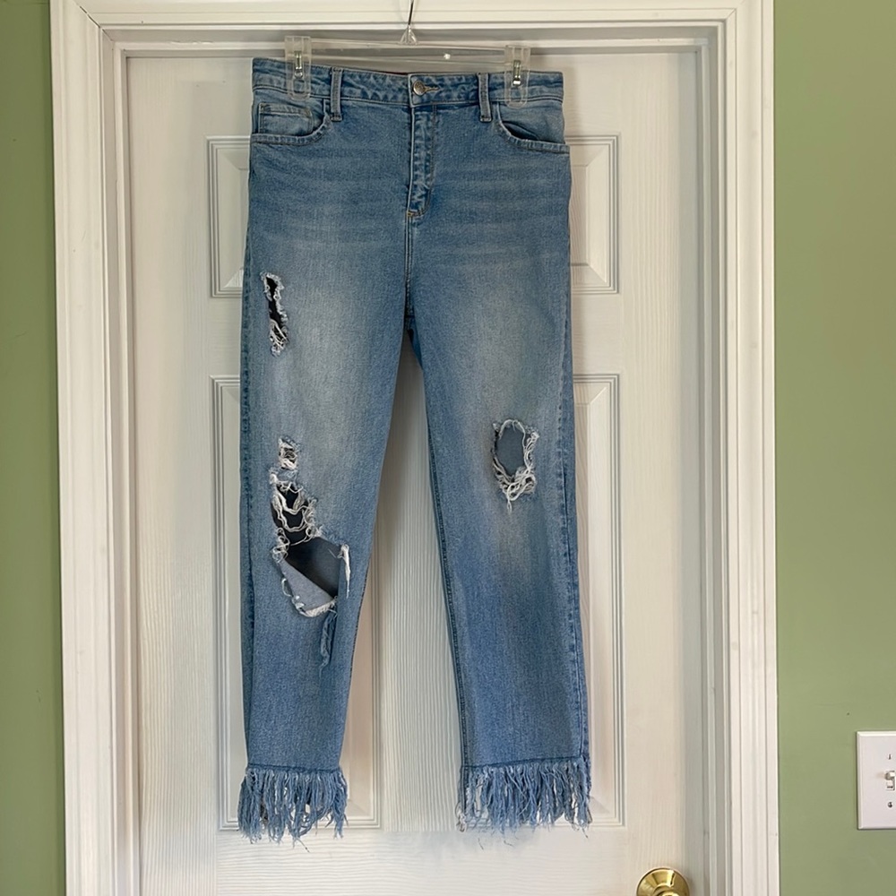 Cello Distressed Juniors Sz 9 Jeans